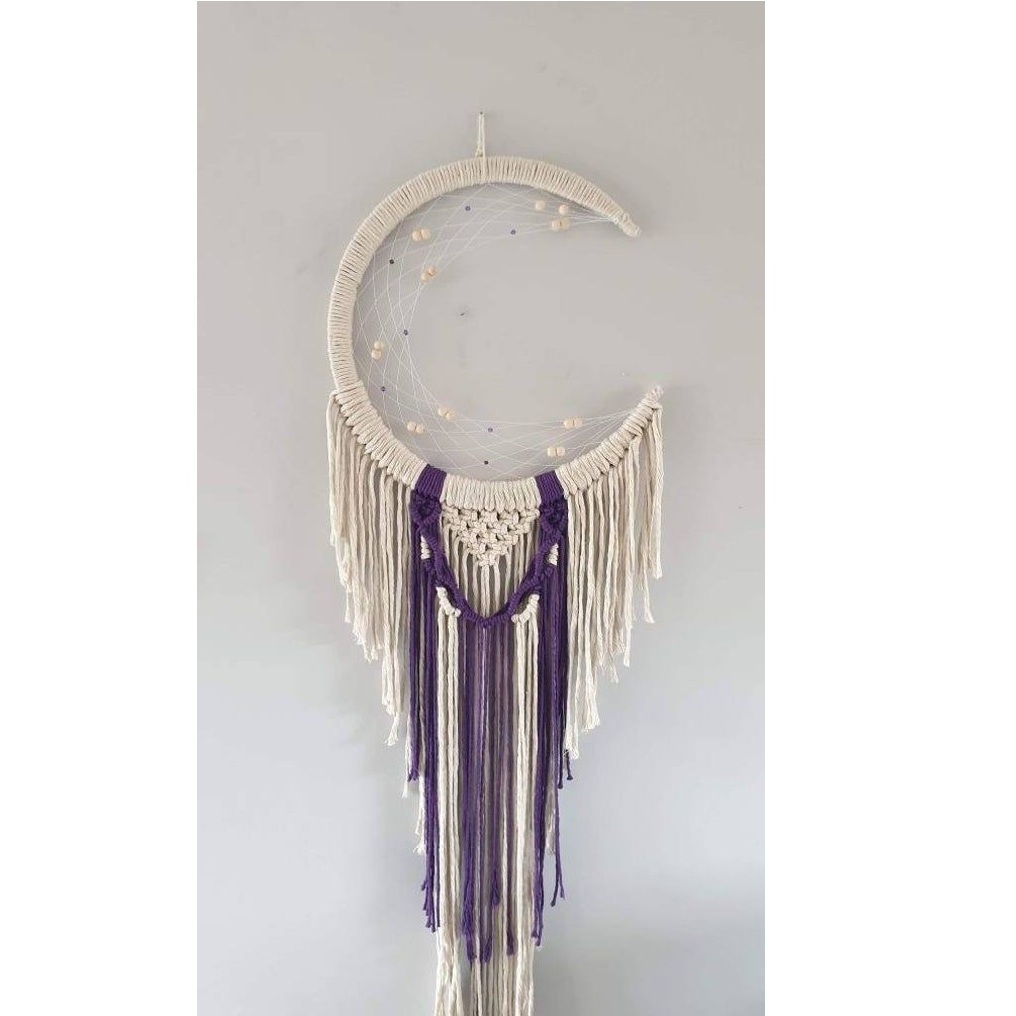 Top Sale Macrame Dream Catcher Bohemian Large Dream Catcher Wall Hanging For Bedroom Nursery Decor