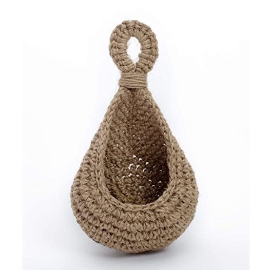 Wholesale Macrame Jute Plant Hanger With Elegant Beads For Indoor And Outdoor Plants Decorations