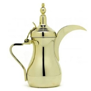 Brass Arabian Dallah Tea Coffee Pot Manufacturer Handmade Premium Arabic Tea Coffee Pot Arabic Dallah Handmade