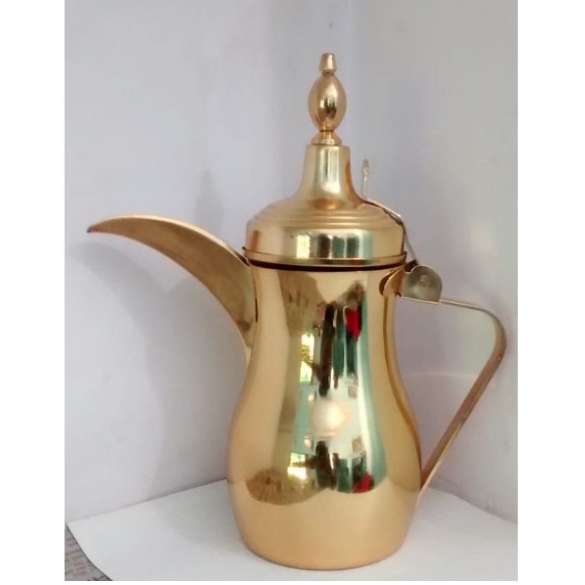 Brass Arabian Dallah Tea Coffee Pot Manufacturer Handmade Premium Arabic Tea Coffee Pot Arabic Dallah Handmade