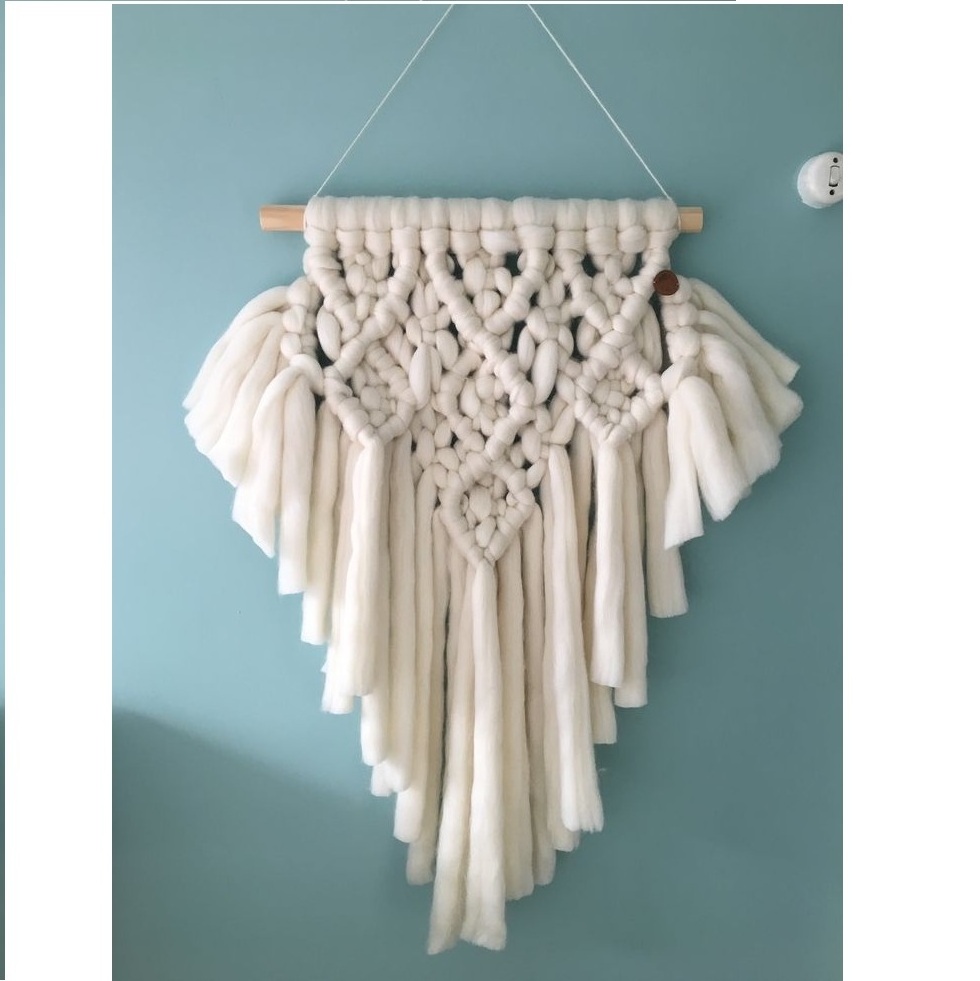 Latest Design Hand Woven Macrame Wall Hanging Macrame Wall Art Wall Hanger Home Accessories