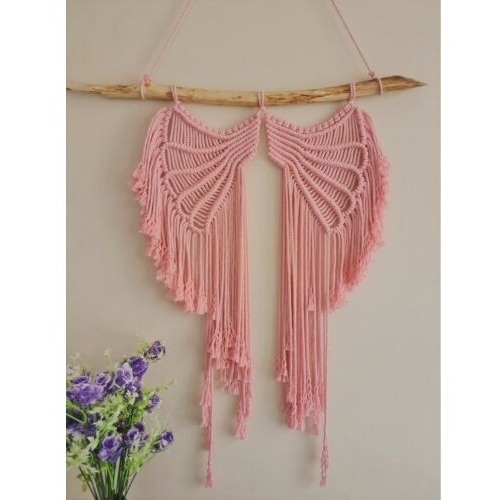 High Quality Macrame Angel Wings Wall Tapestry Nursery Decor For Apartment Bedroom Living Room Gallery From India