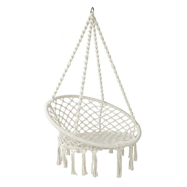 2023 Wholesale Bohemian Macrame Hammock Chair for Outdoor Garden Hanging Comfortable Chair