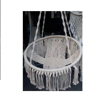 Wholesale Customized Swing Hanging Chair Macrame Hammock Boho Garden Furniture Swing Chair For Living Room, Home Decor