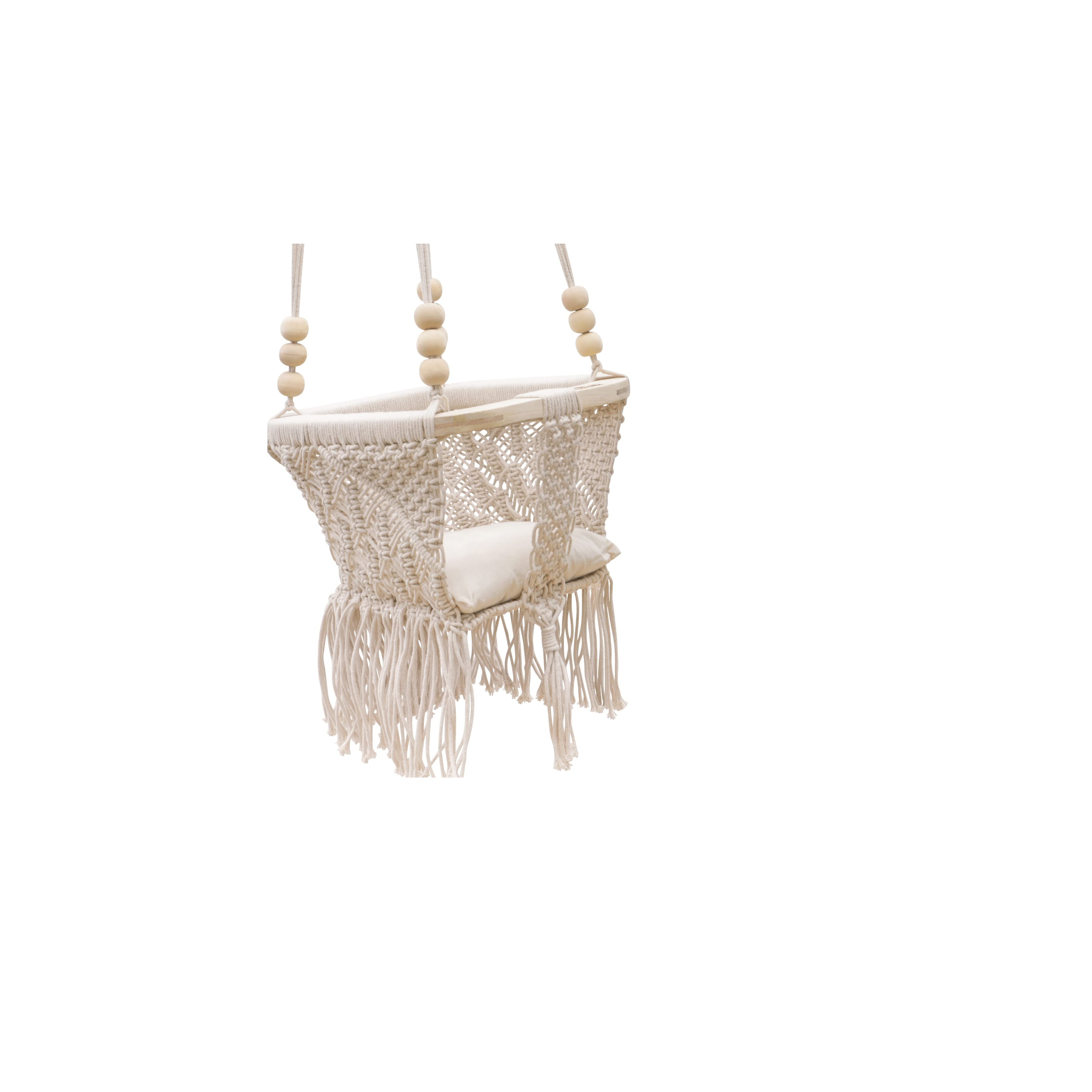 2022 New Customized Handmade Macrame Baby Swing Chair Available In Bulk At Wholesale Price