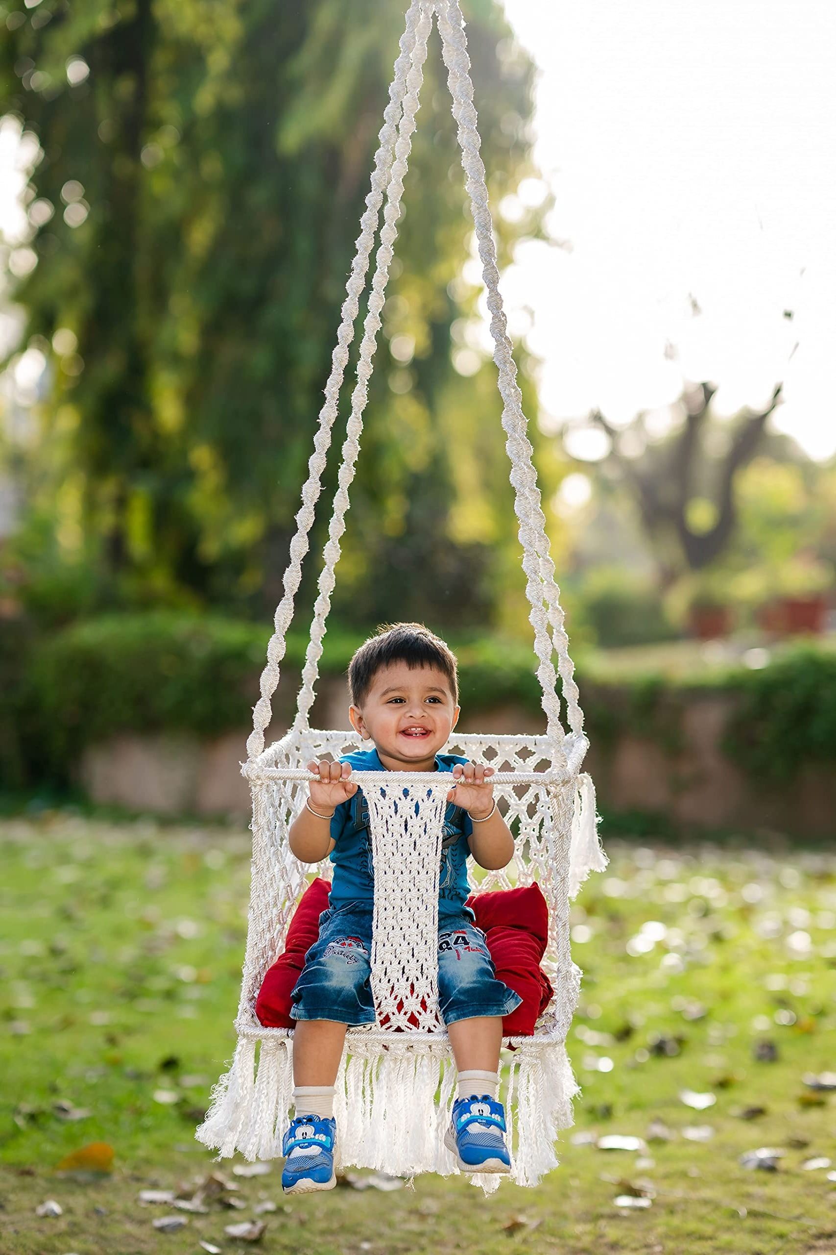 2022 New Customized Handmade Macrame Baby Swing Chair Available In Bulk At Wholesale Price