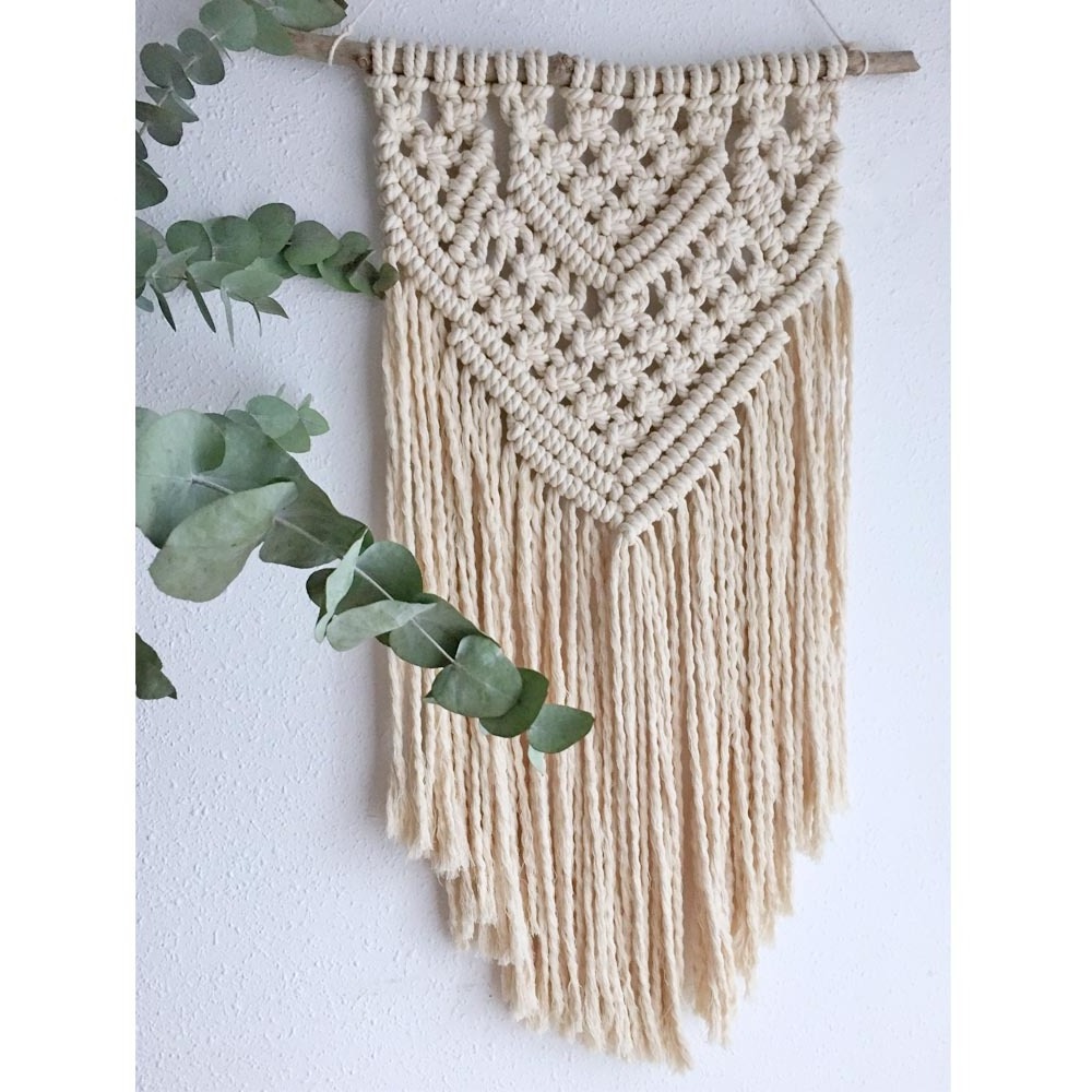 Indian Handmade Pure Soft Cotton Wall Hanging Tapestry Boho Cotton Rope For Living Room Home Decorations