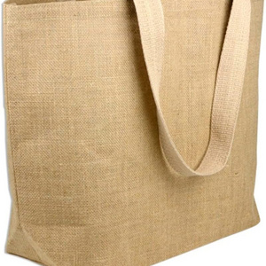 Wholesale Handmade Jute Handbag Burlap Totes Jute Tote Bags Reusable Burlap Bags with Handles for Wedding Shopping