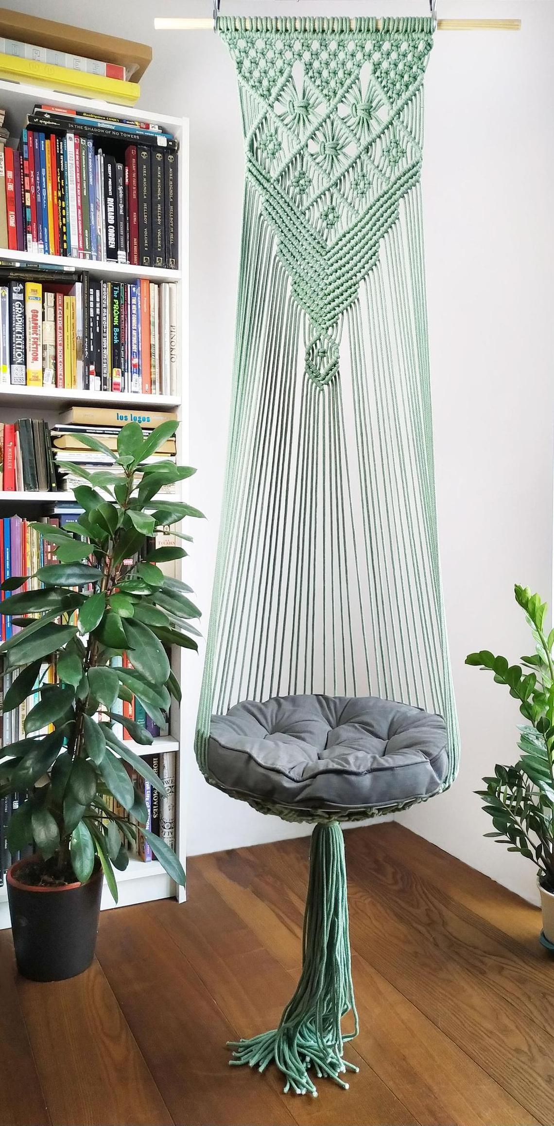 Top Selling Boho Handwoven Macrame Hammock Swing Hammock Macrame Cat Swing Hanger Boho Pet Hammock