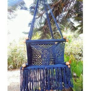 Boho Style Hand Woven Macrame Hammock Chair For Baby Indoor Outdoor Baby Chair Swing Baby Hanging Seat