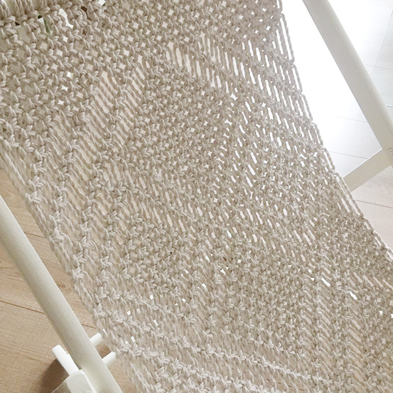 Eco Friendly Luxury adjustable Macrame Beach Chair Best Quality from Isar International LLP