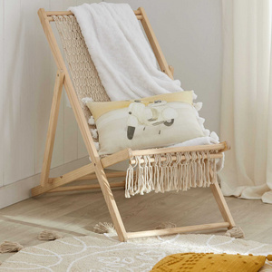 Eco Friendly Luxury adjustable Macrame Beach Chair Best Quality from Isar International LLP