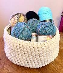 Macrame Storage Basket Set Handmade Woven Cotton Rope Storage Bins Decor Boho Nursery Boxes with Wood Handles Removable