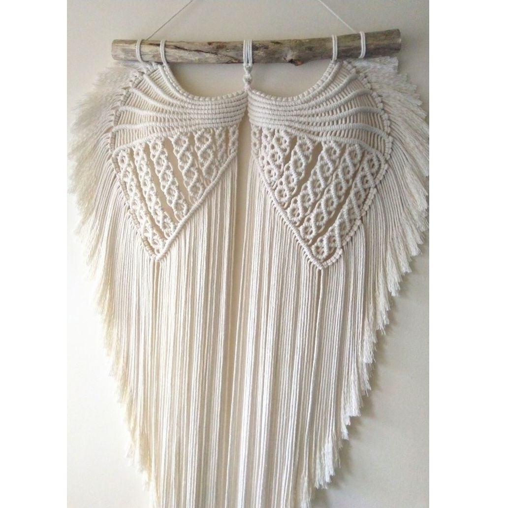 Macrame Angel Wings Wall Hanging Wall Art Decor for Bedroom Living Room Buy Online From India