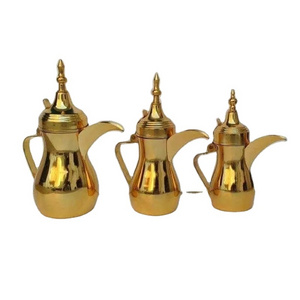 Hot Selling Arabic Dallah Long Spout Kettle Made By Stainless Steel Used For Tea and Coffee Pot Supplies From India