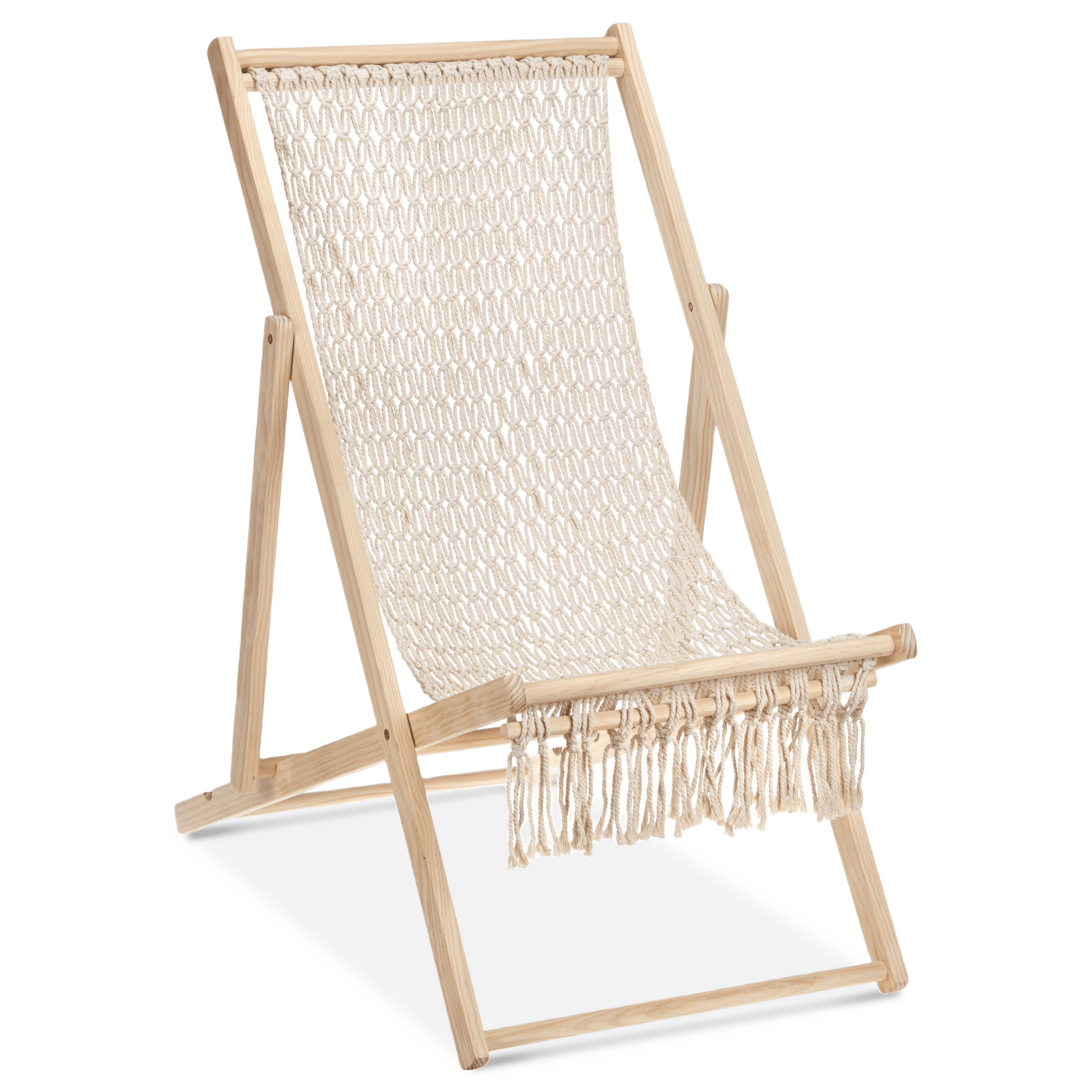 Wholesale Handmade Bohemian Modern Style Macrame Chair  For Living Room Garden Home School Hall