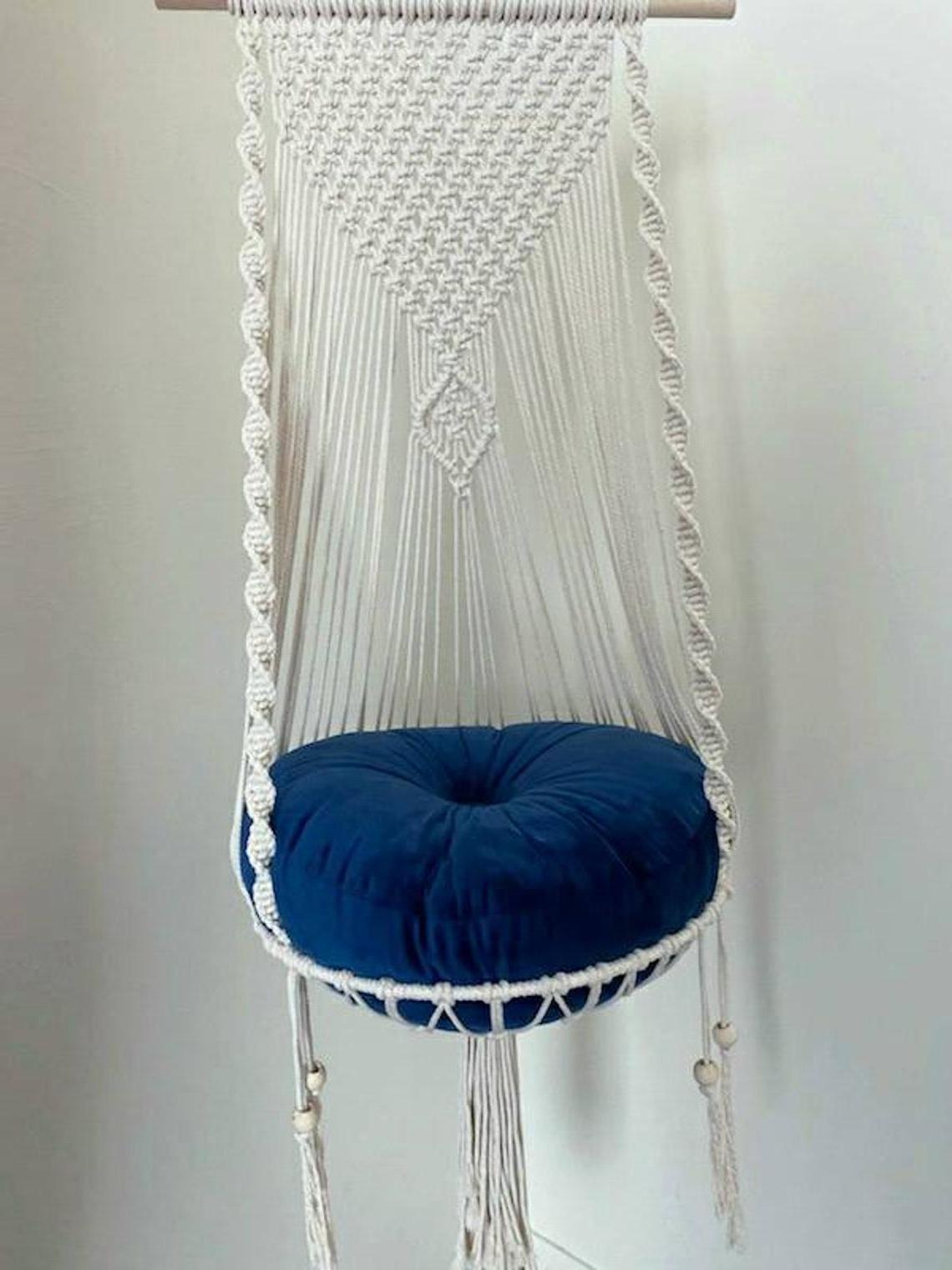 Top Selling Boho Handwoven Macrame Hammock Swing Hammock Macrame Cat Swing Hanger Boho Pet Hammock