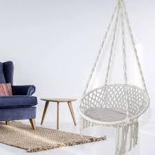 2023 Wholesale Bohemian Macrame Hammock Chair for Outdoor Garden Hanging Comfortable Chair