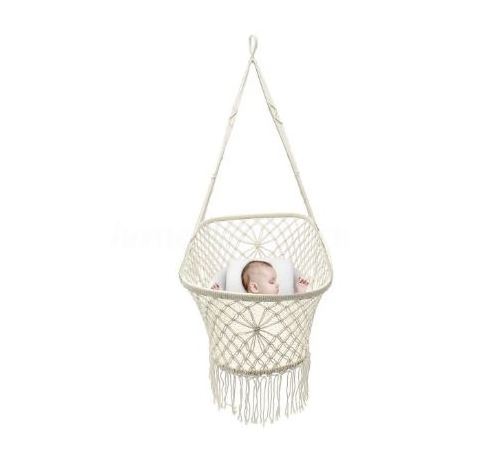 Indoor Outdoor pet Accessories  Macrame Baby Hanging Seat Macrame Hammock Chair Swing Baby Nursery Buy Online