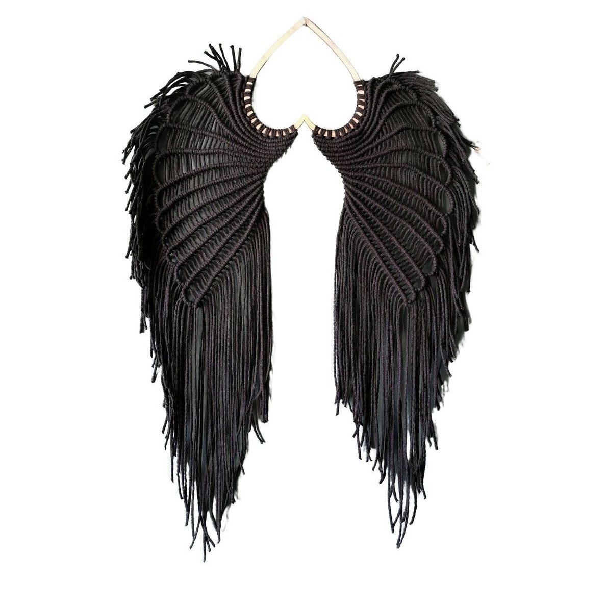 High Quality Macrame Angel Wings Wall Tapestry Nursery Decor For Apartment Bedroom Living Room