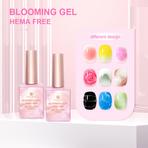 New Product 15ml Hema Free Nail Art Blooming Gel Uv Nail Glue Polish Blooming Gel For Nail Art