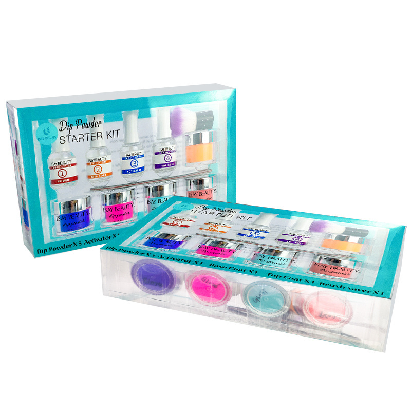 dipping powder start kit acrylic nail kit professional factory 381 colours nail bulk acrylic powder