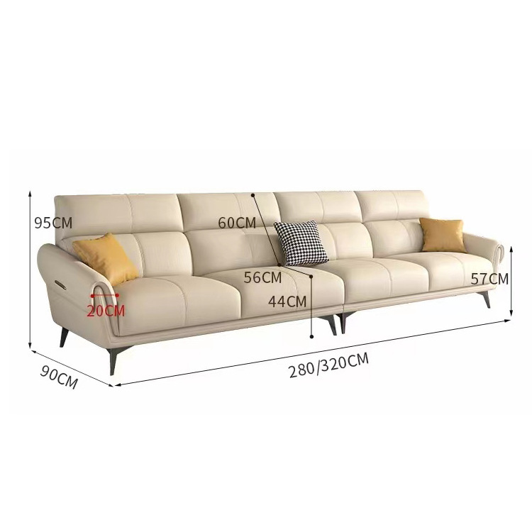 High Quality Fabric Sofa Double Sofa And Chair Household Furniture Modern Design Double Living Room Sofa