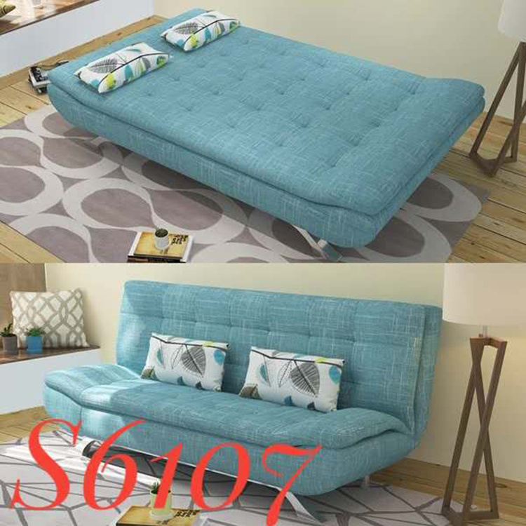 Modern Double Futon Convertible Foldable Single Pull Out Sectional Living Room Furniture Pull Out Sofa Bed