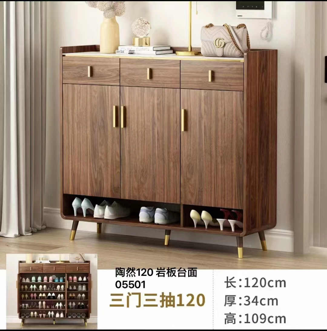 Shoe Cabinet Natural Wooden Shoe Cabinet Organizer Freestanding Wooden Shoe Rack Storage Cabinet