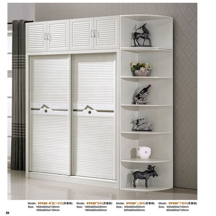 Portable Open Modern Customized Style Solid Wood Wardrobes Closet Wooden High Gloss Bedroom Furniture Modern Wardrobes