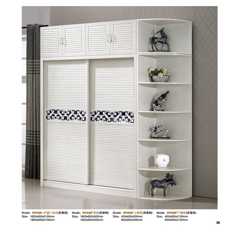 Portable Open Modern Customized Style Solid Wood Wardrobes Closet Wooden High Gloss Bedroom Furniture Modern Wardrobes