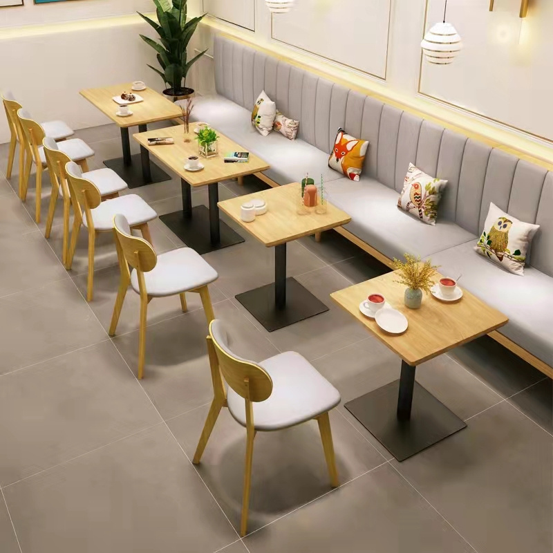 Restaurant Furniture Wood Leather Booth Design Leather Cheap Restaurant Booths Set Dining Table Bar Booth Seating For Sale