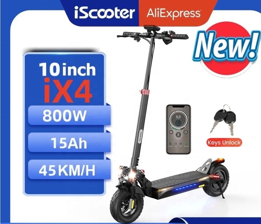 iScooter i9/i9Pro/i9Max/iX4/iX5/iX6 Electric Scooter For Adult 30-50Km Scooter Electric Adults 350-1000W Electric Scooters Kick