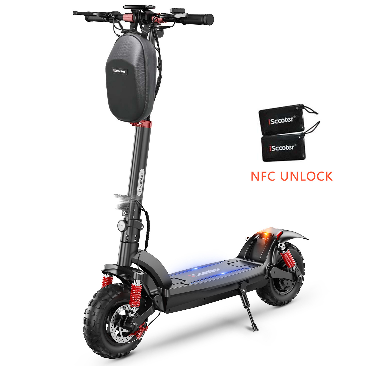 iScooter EU Warehouse Stock  11 inch Two Wheels 1000w 17.5ah 45km/h  Foldable Powerful Adult Electric Scooter