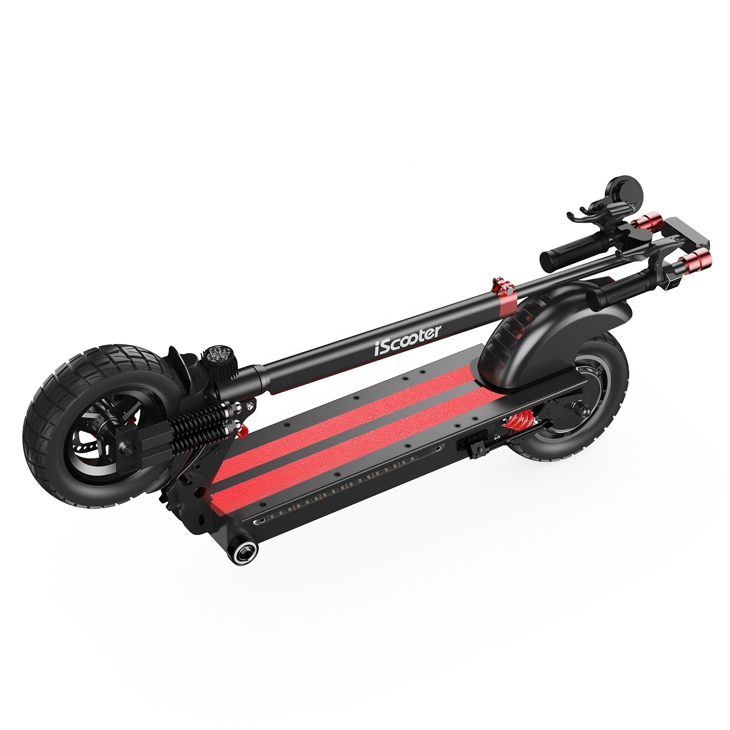 iScooter iX5 15Ah 45KM 1000W 10 Inch Big Wheel Long Range Powerful Foldable Seat Fat Tire Off Road Electric Scooters Adult