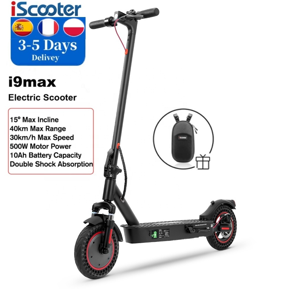 EU Stock i9Max Fat Tire e Scooter 30KM/H Electric Scooter For Adults