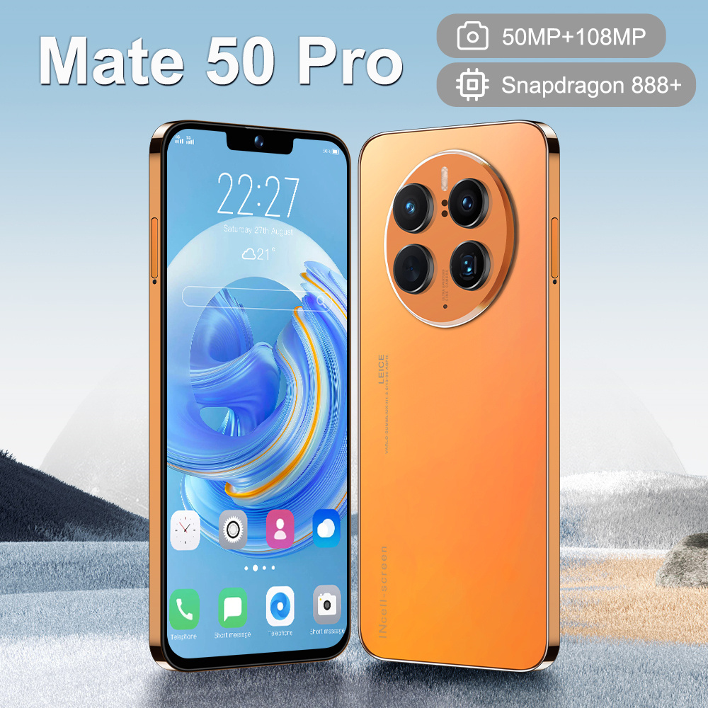 2024 Hot Selling Mate50 Pro 16GB+1TB 6.5 Inch Mate30 40 50 PRO MAX Full Display Android 13 Mobile Cell Smart Phone Android Phone