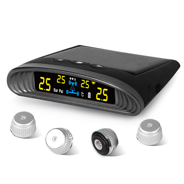 Universal TPMS Tire Pressure Monitoring System With 4 External Tire Pressure Sensors