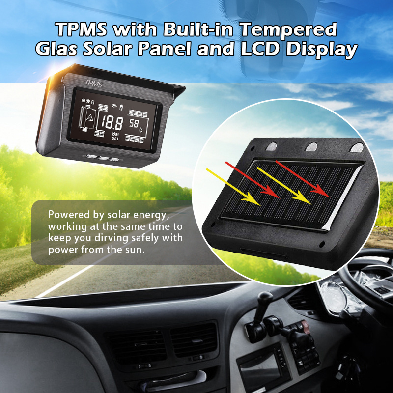 Digital Tmps 5 Sensors Tire Pressure Monitoring system For Truck