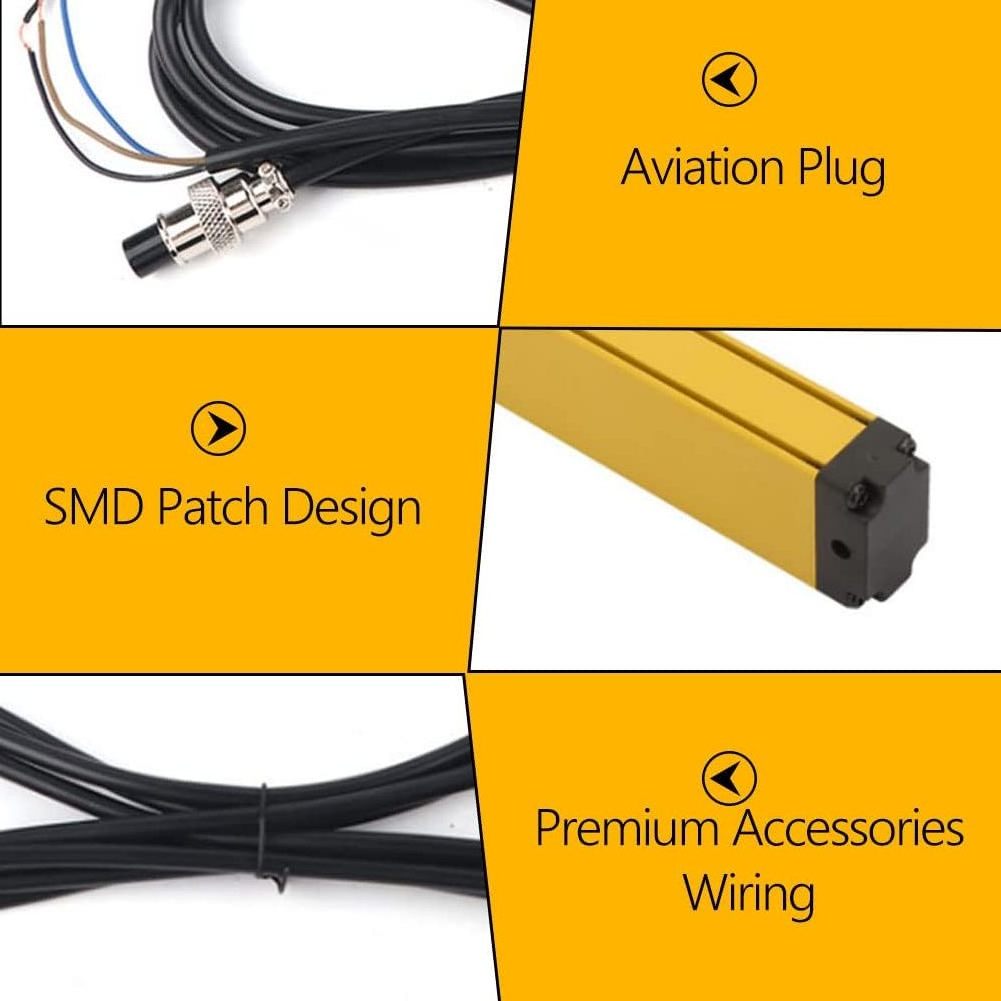 Safety Light Curtain Barrier Sensor Machine Guarding Hand Protection Working Machinery Safety Scanner Area Sensor