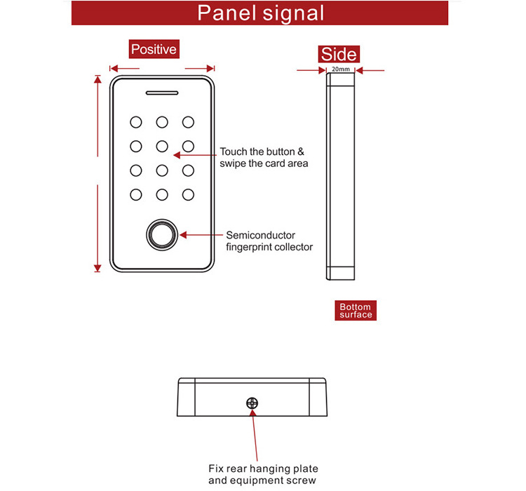 Door Access Control With Fingerprint Rfid Reader