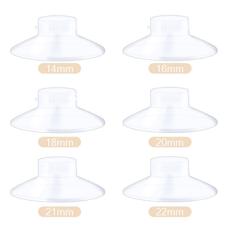 New Design Breast Pump Accessories 14/16/18/19/20/21/22 mm for MomcozyMedela/Elvie/Spectra/Bellababy/TSRETE/Willow Flange Inset