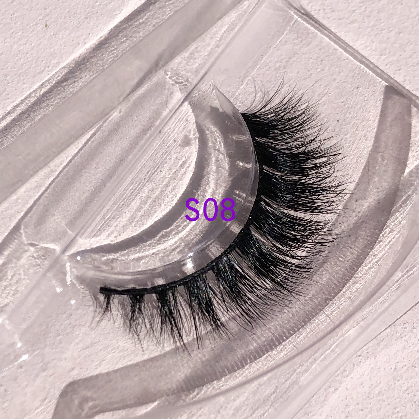 iShero eyelash venders 10mm 12mm natural fluffy short 3d mink eyelashes with custom lash boxes for small eyes