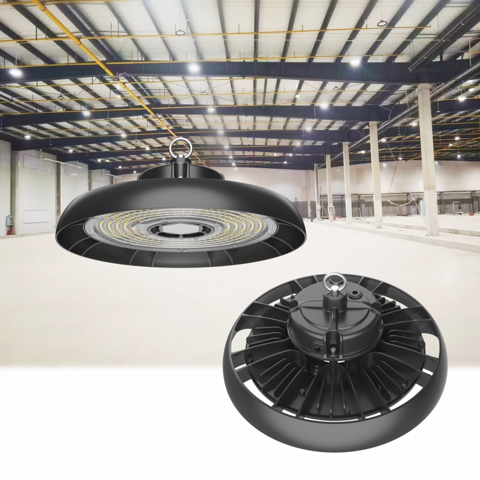 5Years Warranty IP65 UFO Highbay Light 100W 150W 200W 240W Factory Workshop Warehouse High Bay Lights