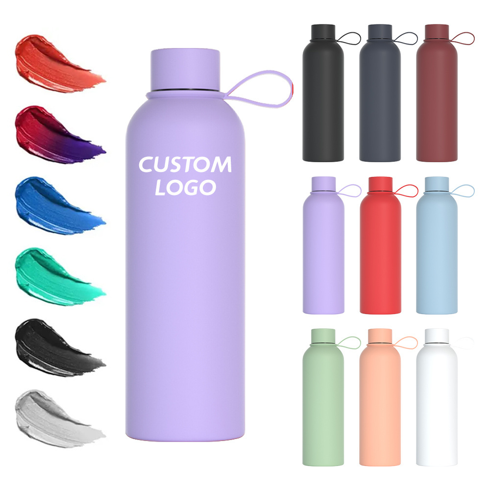 Skinny 40oz Sublimation Matte Black Beer Cup 18/8 Stainless Steel Water Bottle with Lid