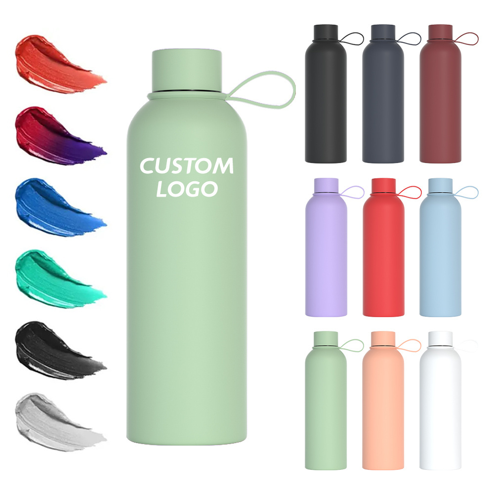 Skinny 40oz Sublimation Matte Black Beer Cup 18/8 Stainless Steel Water Bottle with Lid