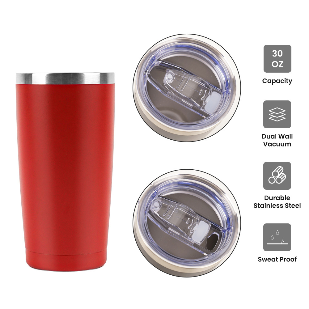 Wholesale Custom Reusable Stainless Steel Insulated Vacuum Cup Double Wall Coffee Mug 20oz Tumbler Cups in Bulk with Lid