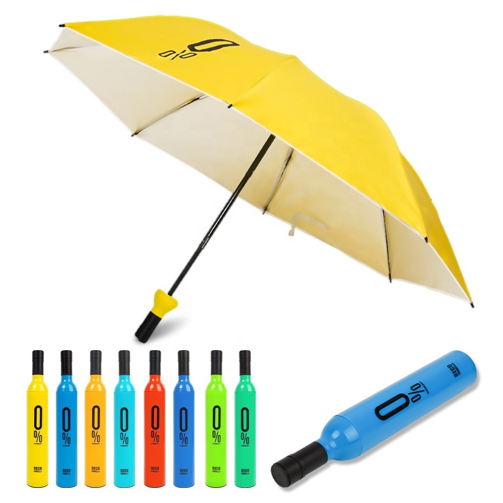 High Quality Travel Foldable Compact Paraguas Auto 3 Folding Umbrella Automatic with Logo Printing