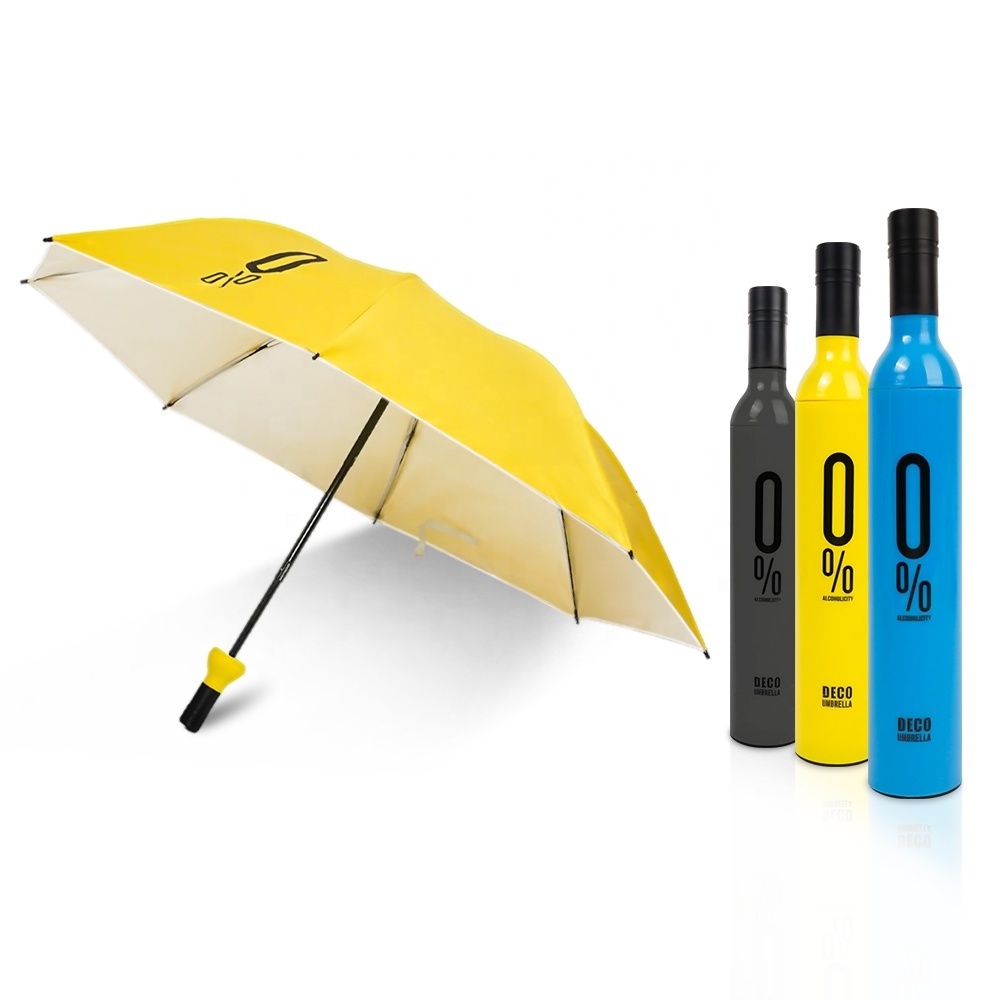 High Quality Travel Foldable Compact Paraguas Auto 3 Folding Umbrella Automatic with Logo Printing