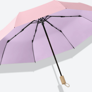 New Style Hand-open 8-bone Color Glue Foldable Sunshade flower folding umbrella Golf umbrella with Logo